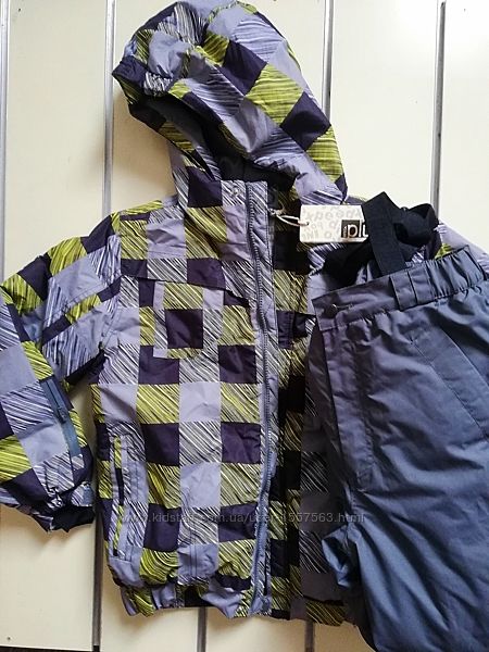 Комплект зимний для лыж  куртка штаны рост 140-152см