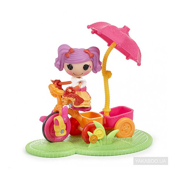 Набор с куклой LALALOOPSY Спортивные игры смешинка велосипедистка 530411