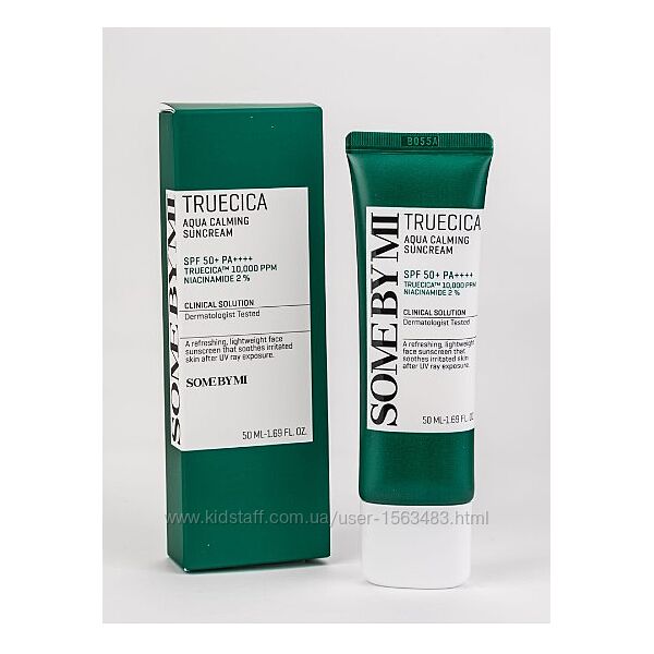 сонцезахисний крем для обличчя Some By Mi Truecica Aqua Calming Suncream, S