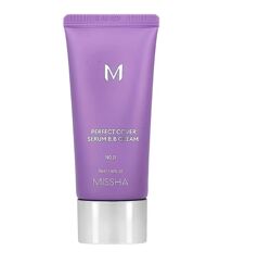 ВВ крем світло-бежевий Missha m perfect cover serum bb cream 21