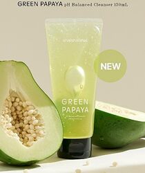 SHAISHAISHAI GREEN PAPAYA pH Balanced Cleanser гель для вмивання з зеленою 