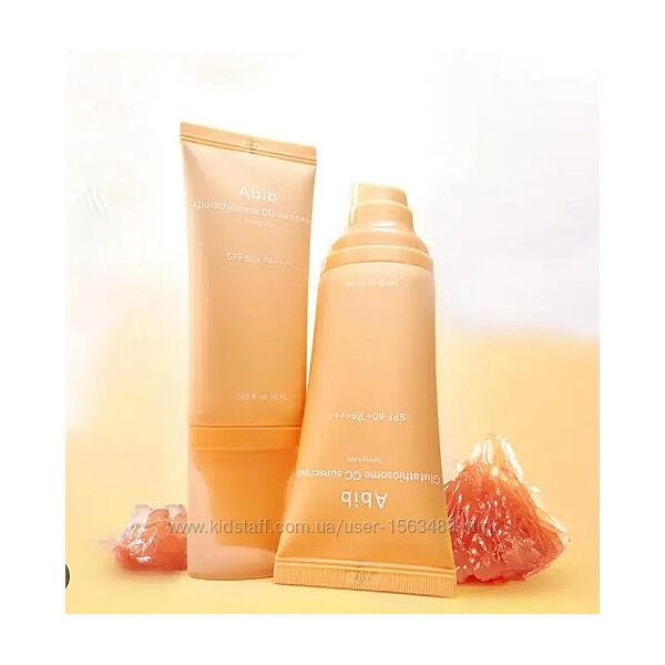 Сонцезахисний СС крем Abib Glutathiosome CC Sunscreen Toning Tube SPF 50 P