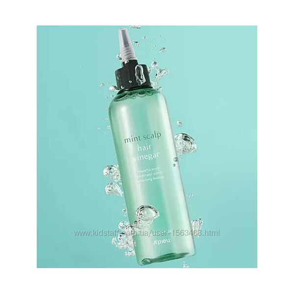Оцет для волосся A&acutepieu Mint Scalp Hair Vinegar мятний, 200 мл
