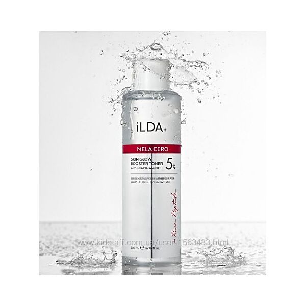 Тонер проти пігментації ILDA Skin Glow Booster Toner With Niacinamide 5