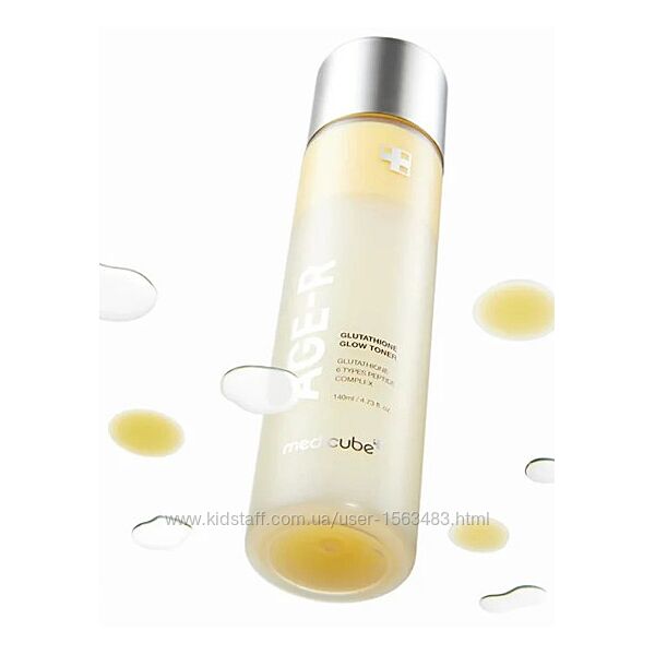 Антивіковий тонер з глутатіоном та пептидами medicube Age-R Glutathione Glo