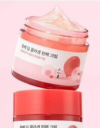 Зміцнюючий антивіковий крем з колагеном та камелією ROUND LAB Camellia Deep