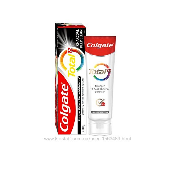 Зубна паста COLGATE TOTAL CHARCOAL DEEP CLEAN 110G