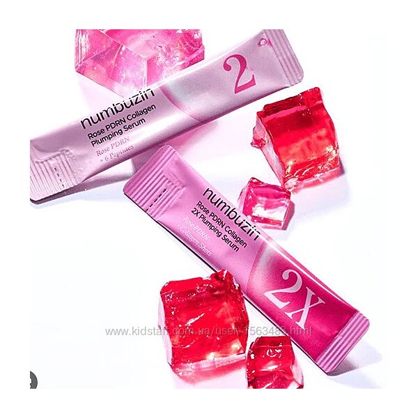 Numbuzin No.2 Rose PDRN Collagen Plumping Serum Duo Mini  набір сироваток 