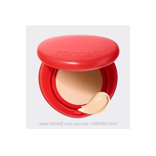 Тональний кушон для обличчя з сяючим фінішем Tocobo Apple Dewy Fit Cushion 