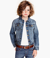Моднячая джинсовая куртка пиджак H&M