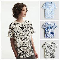 Яскраві футболки підліткові бренду H&M, 134-170