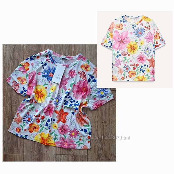 Яскрава футболка бренду ZARA, Іспанія