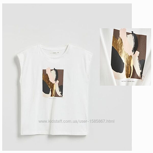 Стильна жіноча футболка бренду Reserved 