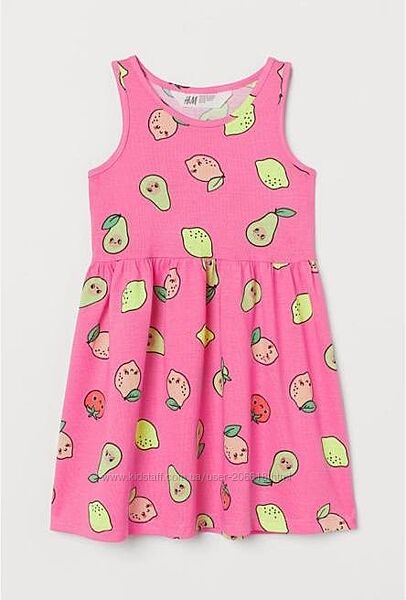 Яркие летние платья H&M девочкам