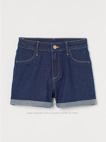 Новинки Суперские шортики H&M тонкий эластичный джинс девочкам