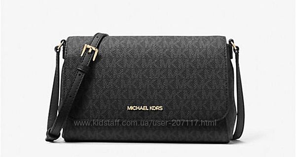 Сумка жіноча крос-боді michael kors оригінал medium logo convertible crossb
