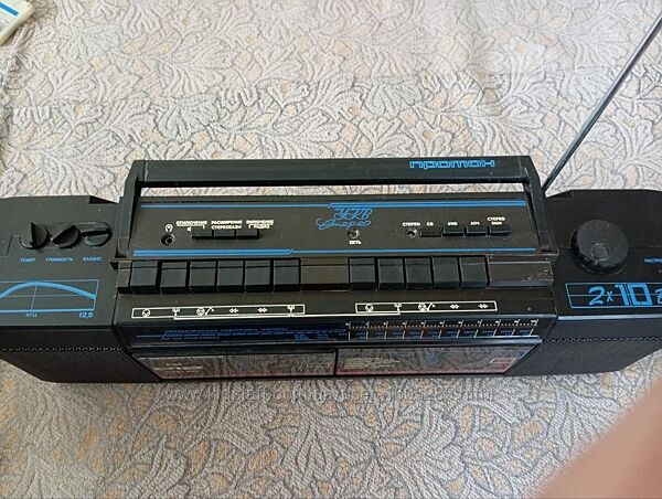 Продам Стереомагнитолу касетний магнитофон Протон РМ-212 С робочий