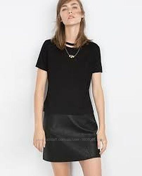 Трикотажна блуза, футболка з декором ZARA / M 
