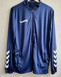 Темно-синя спортивна толстовка Hummel на блискавці / L