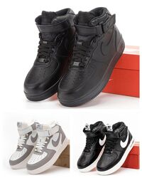 Зимові чоловічі кросівки Nike Air Force 40-45 Хутро