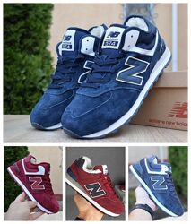 Зимові жіночі кросівки New Balance 574 37-41 Хутро