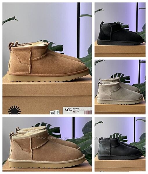 Зимові жіночі уггі Ugg Classic Ultra Mini 36-40