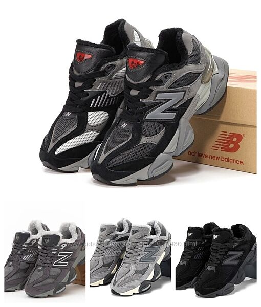 Зимові чоловічі кросівки New Balance 9060 40-46 Хутро
