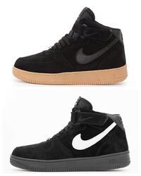 Зимові чоловічі кросівки Nike Air Force 40-45 Хутро