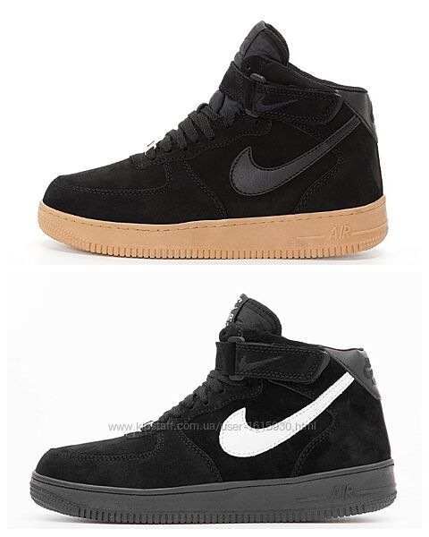 Зимові чоловічі кросівки Nike Air Force 40-45 Хутро