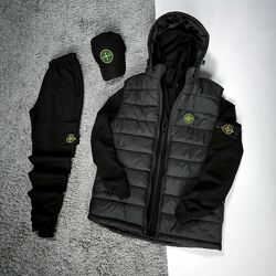 Чоловічий комплект Stone Island Костюм/Жилетка