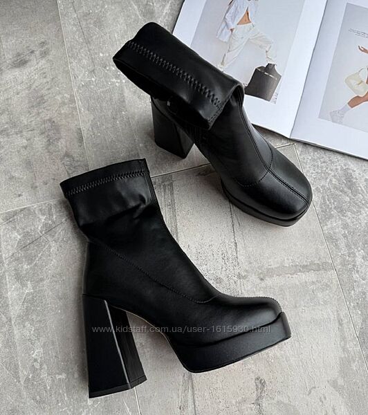 Демісезонні жіночі черевики ботильйони 36-40