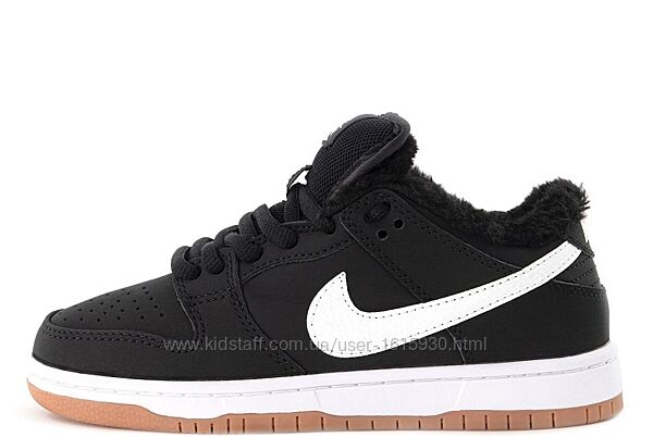 Зимові унісекс чоловічі жіночі кросівки Nike SB Dunk (36-45) Арт 15213 Виробник В´єтнам Верх Нубук/Текстиль Всередині Хутро Підошва Поліуретан Розміри: 36-45