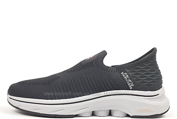 Чоловічі кросівки сліпони Skechers Slip-Ins Go Walk (41-46) Арт 11536 Виробник В´єтнам Верх Текстиль Підошва Піна Розміри: 41й(26см), 42й(26,5см), 43й(27,5см), 44й(28см), 45й(28,5см), 46й(29см)