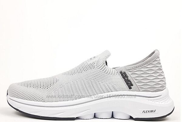 Чоловічі кросівки сліпони Skechers Slip-Ins Go Walk (41-46) Арт 11537 Виробник В´єтнам Верх Текстиль Підошва Піна Розміри: 41й(26см), 42й(26,5см), 43й(27,5см), 44й(28см), 45й(28,5см), 46й(29см)