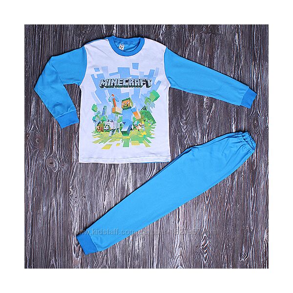 Піжама для хлопчика від 4 до 6 років майнкрафт Стив Minecraft майн крипер