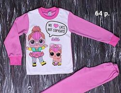 Піжама для дівчат 4 - 6 років Лол с котиком