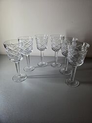 Кришталеві келехи бокали набір по 6 штук