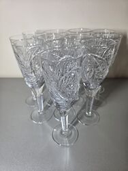 12 кришталевих бокалів фужерів