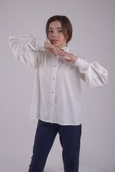 Шкільна блузка для дівчинки 140 зріст