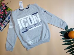 Джемпер для хлопчика сірого кольору 9,10,12 років