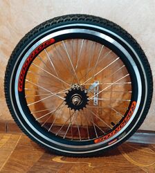 Вело колесо заднее 20 24 26 27.5 28 дюймов под ножной тормоз спица 3мм