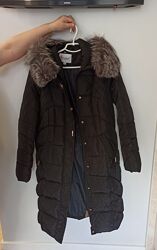 пуховик  чорний    