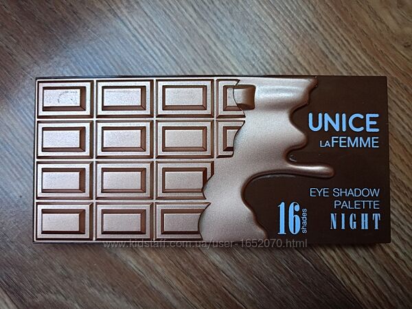 Палетка тіней для повік Unice