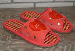 Жіночі кімнатні / домашні тапочки пудрові, рожеві, сірі, бордові