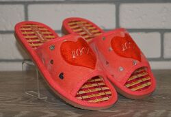 Жіночі кімнатні / домашні тапочки пудрові, рожеві, сірі, бордові