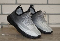 Кросівки ізі текстильні біло-чорні