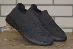 Кросівки підліткові текстильні темно-сірі