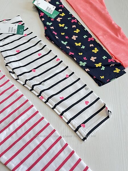 Лосіни 3/4 H&M, carters на 4-6 років