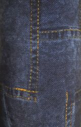 Ткань мокрый шёлк, расцветка джинс, Индонезия