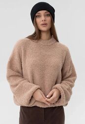 Женский джемпер Teddy в оверсайз стиле из натуральной шерсти